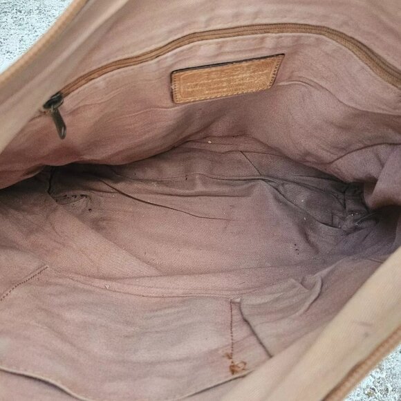 Fossil Vintage Bag Brown Genuine Leather Shouder Bag Read desc - Picture 7 of 9